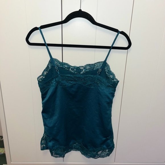 Teal Lace Cami - Picture 1 of 3
